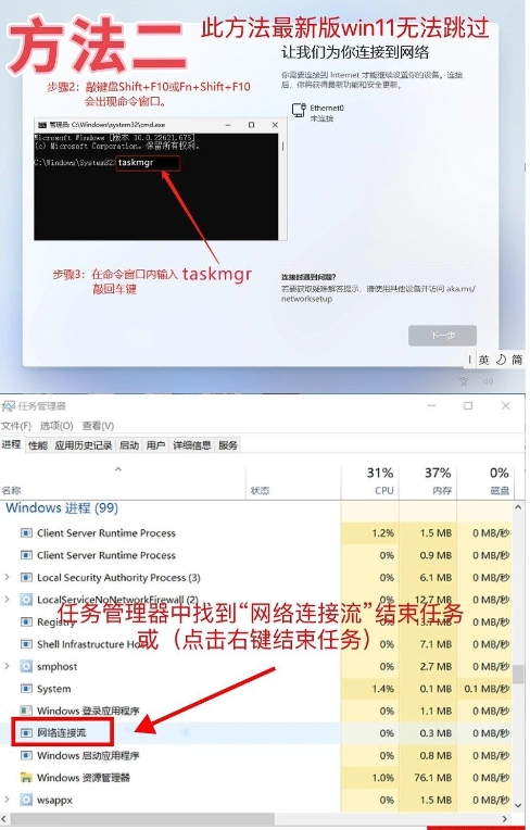 Win11如何跳过联网教程 新机或重装首次设置